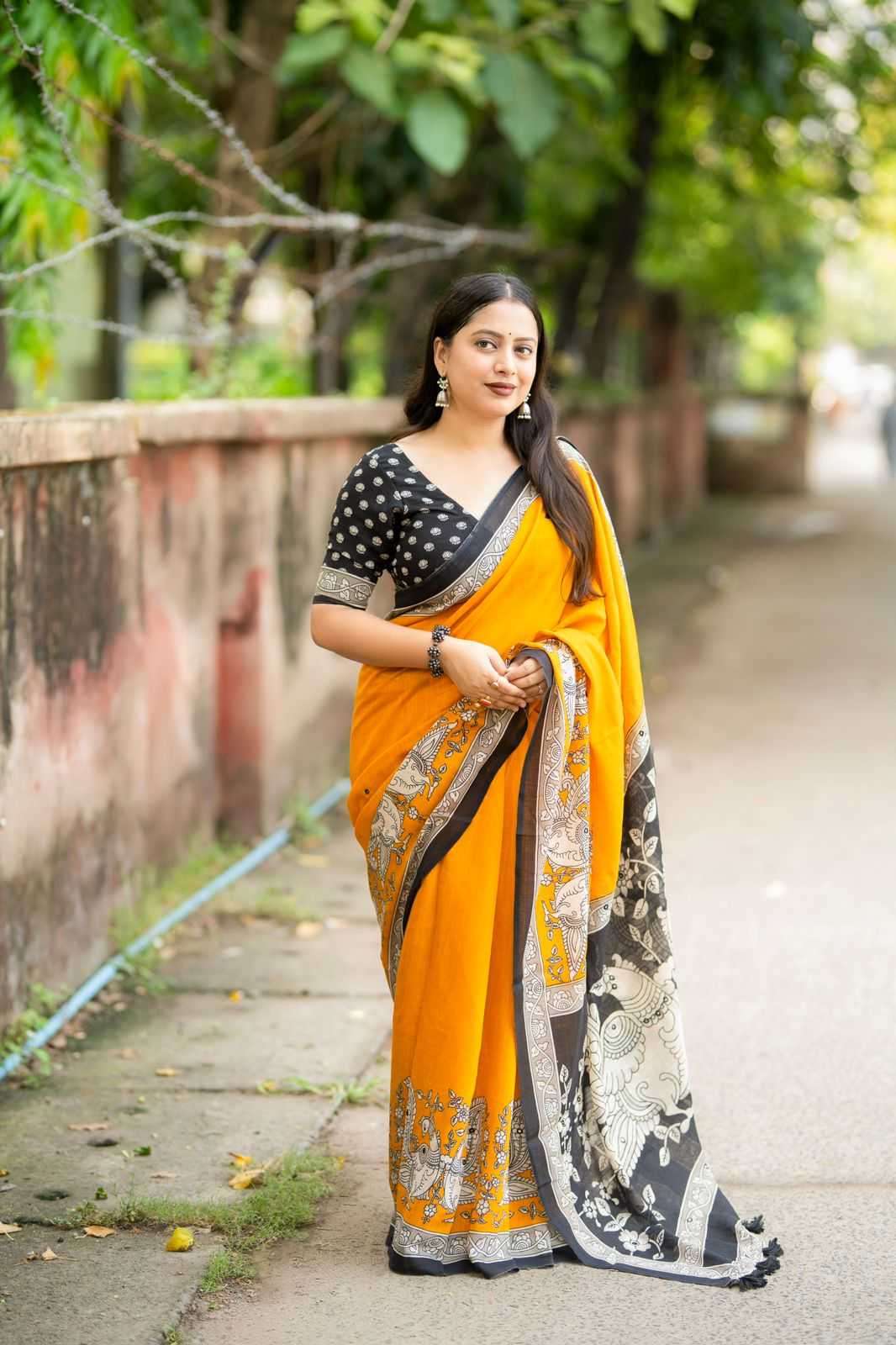 Kalamkari Saree