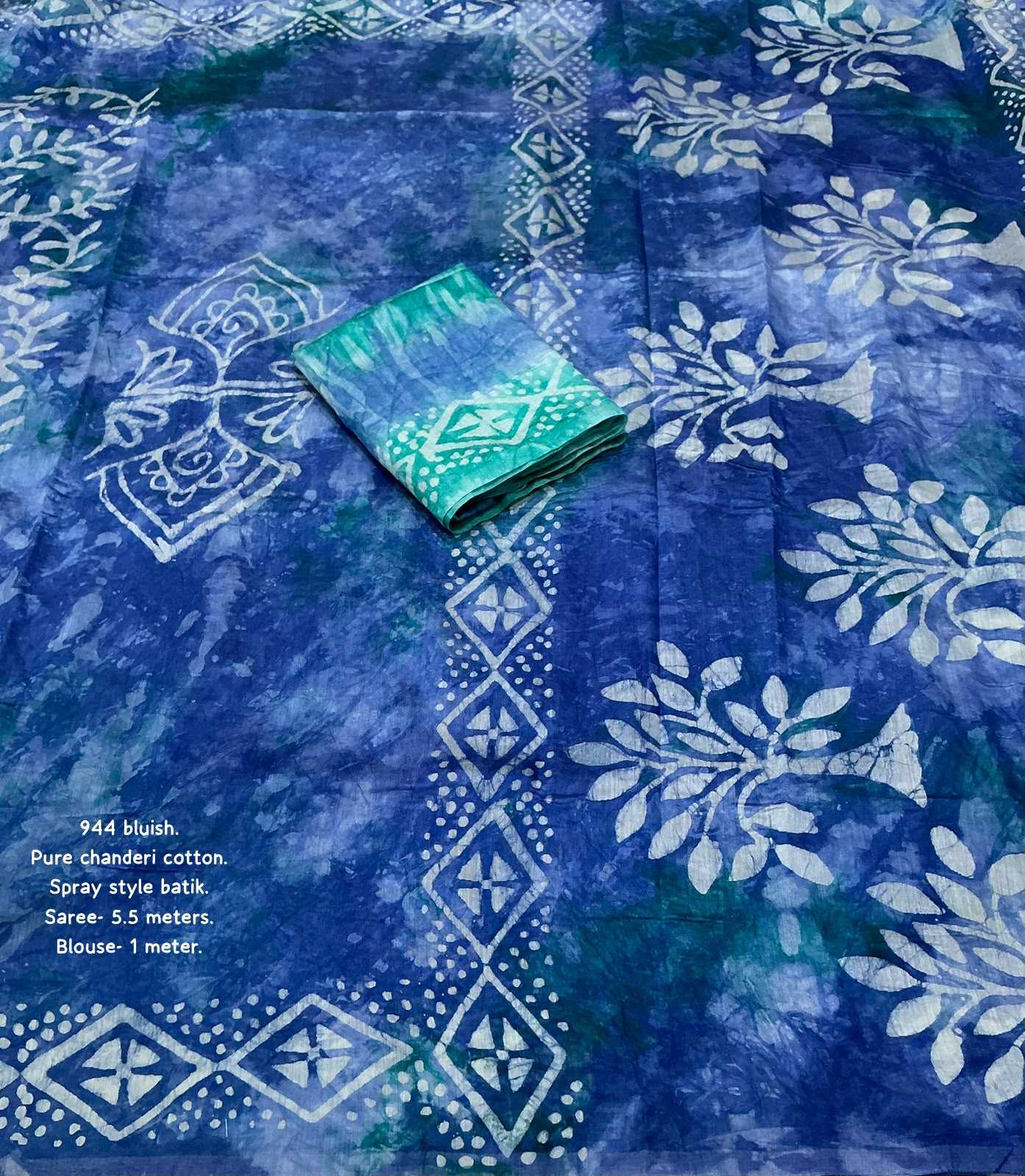 Chanderi Cotton Printed Saree