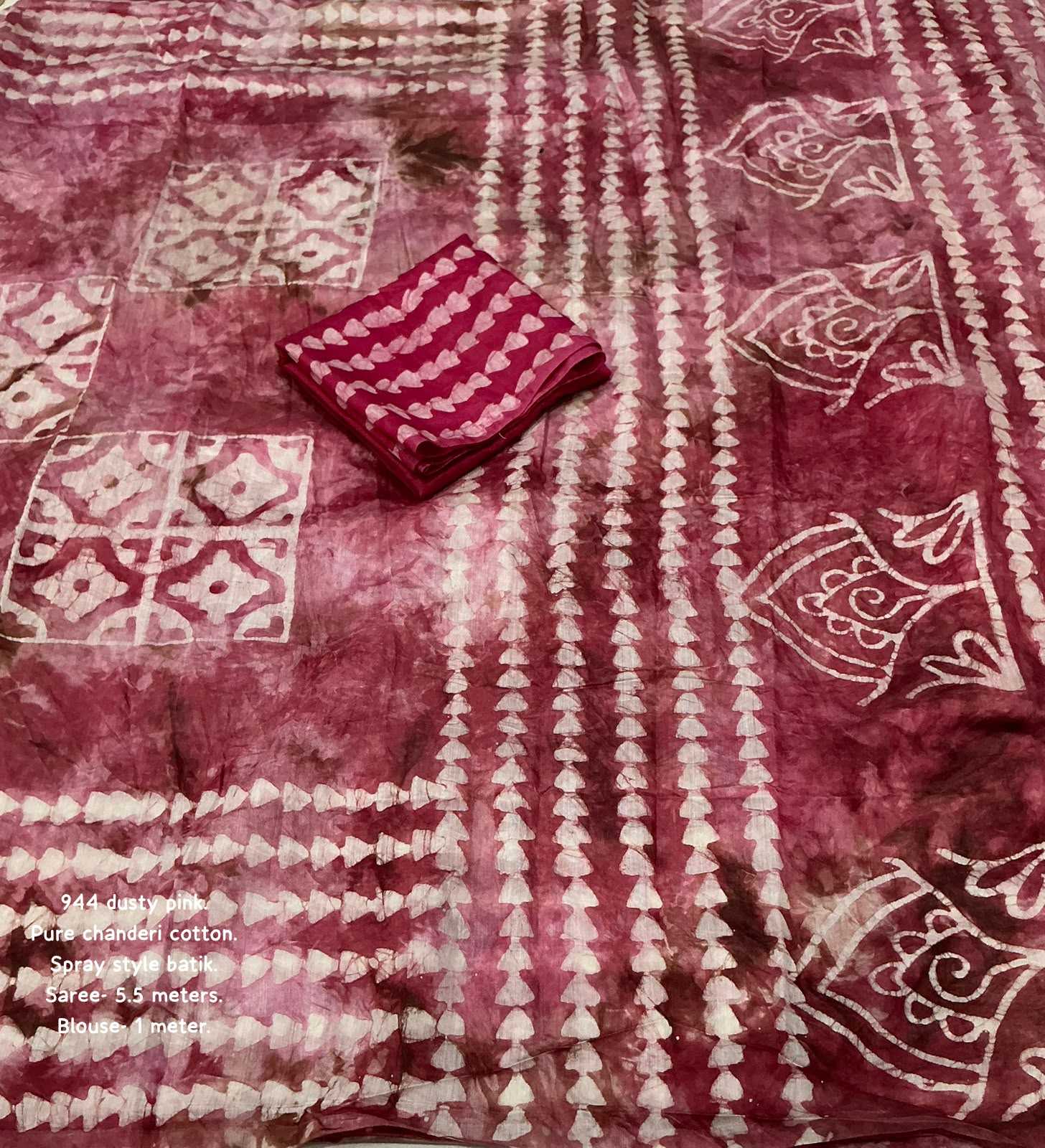 Chanderi Cotton Printed Saree