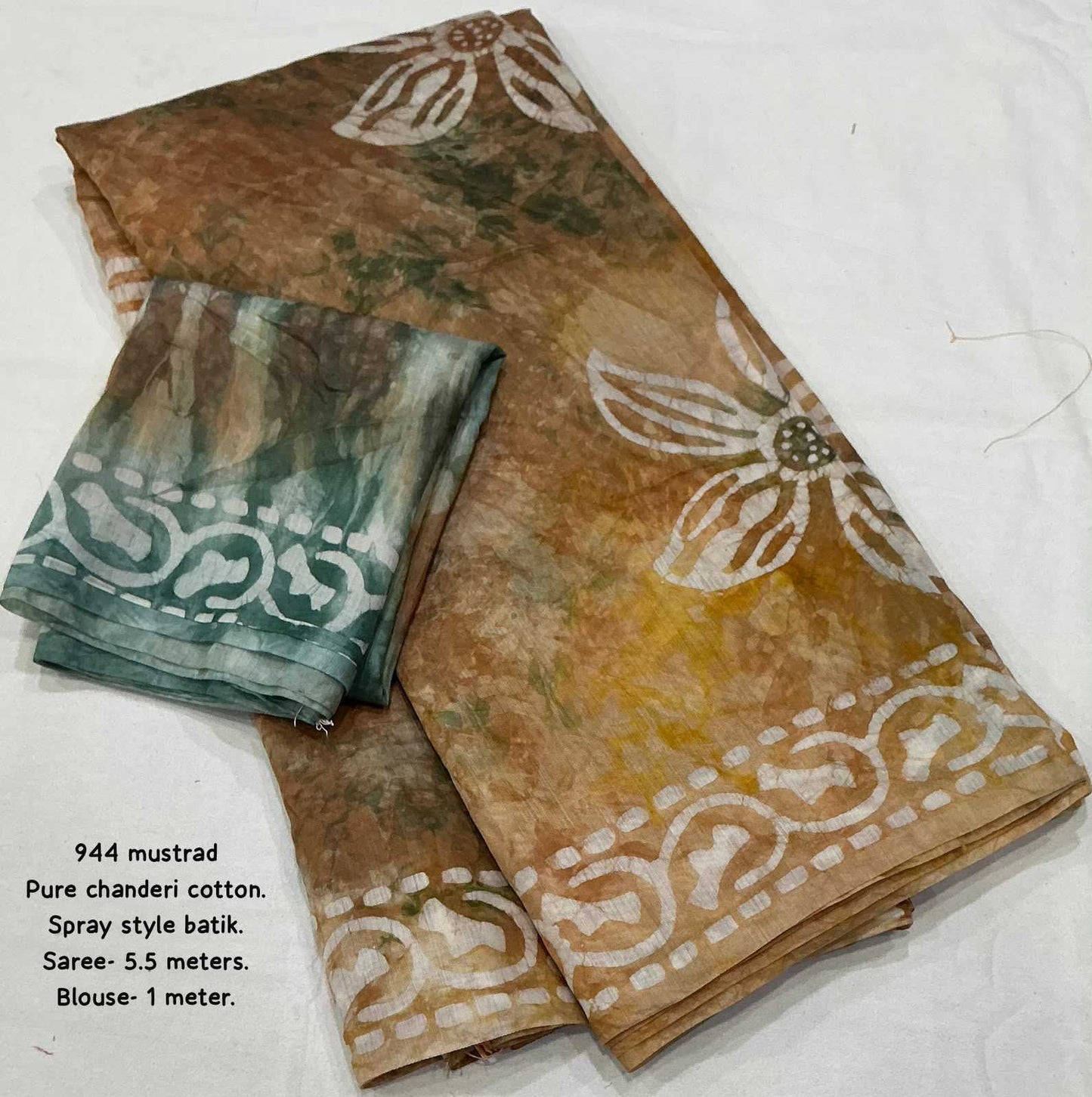 Chanderi Cotton Printed Saree