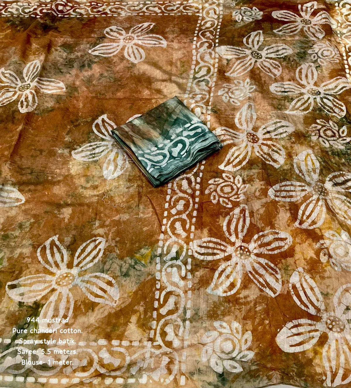 Chanderi Cotton Printed Saree