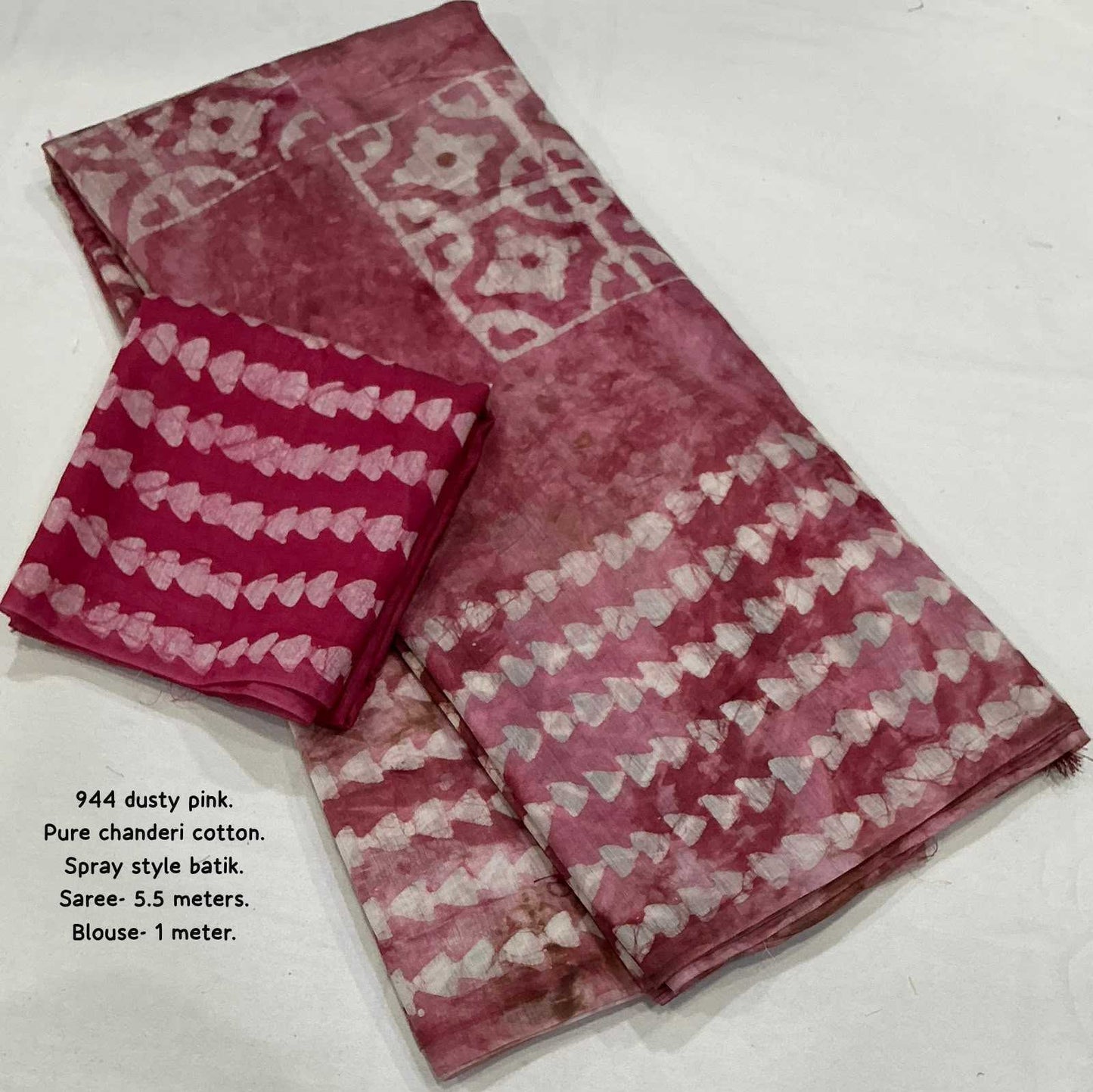 Chanderi Cotton Printed Saree