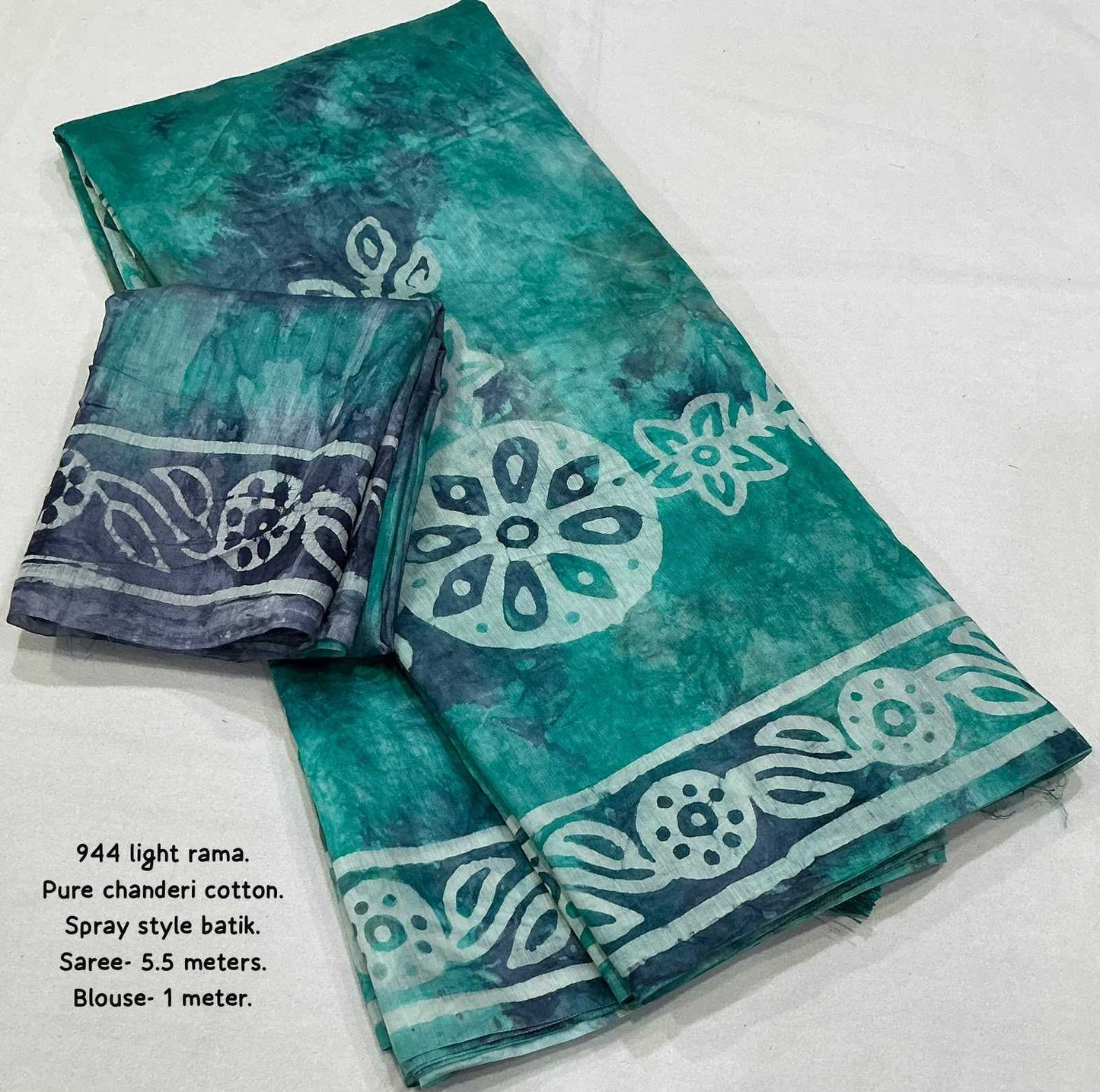 Chanderi Cotton Printed Saree