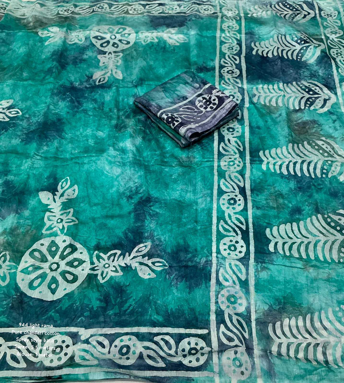 Chanderi Cotton Printed Saree