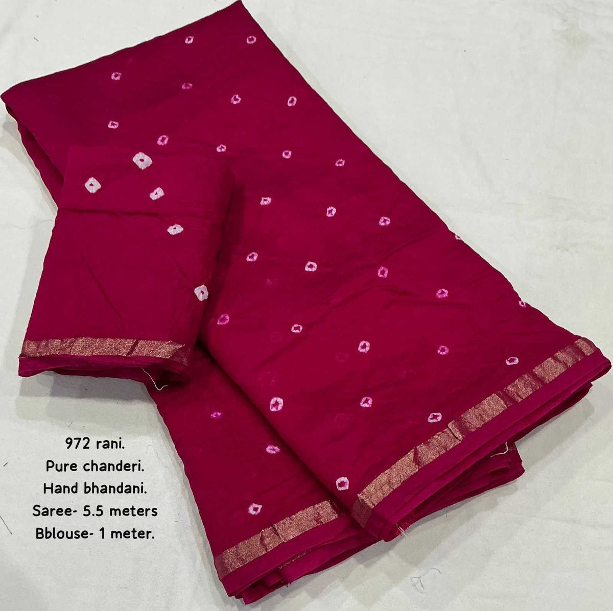Chanderi Silk Pattu Saree