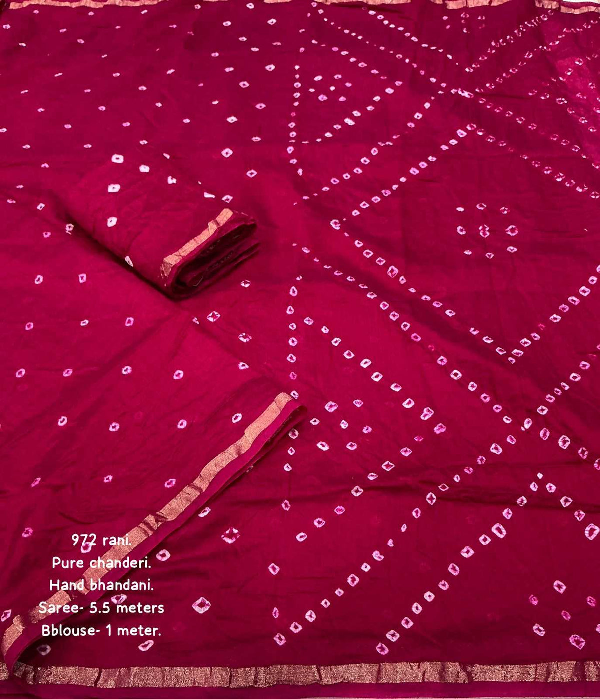 Chanderi Silk Pattu Saree