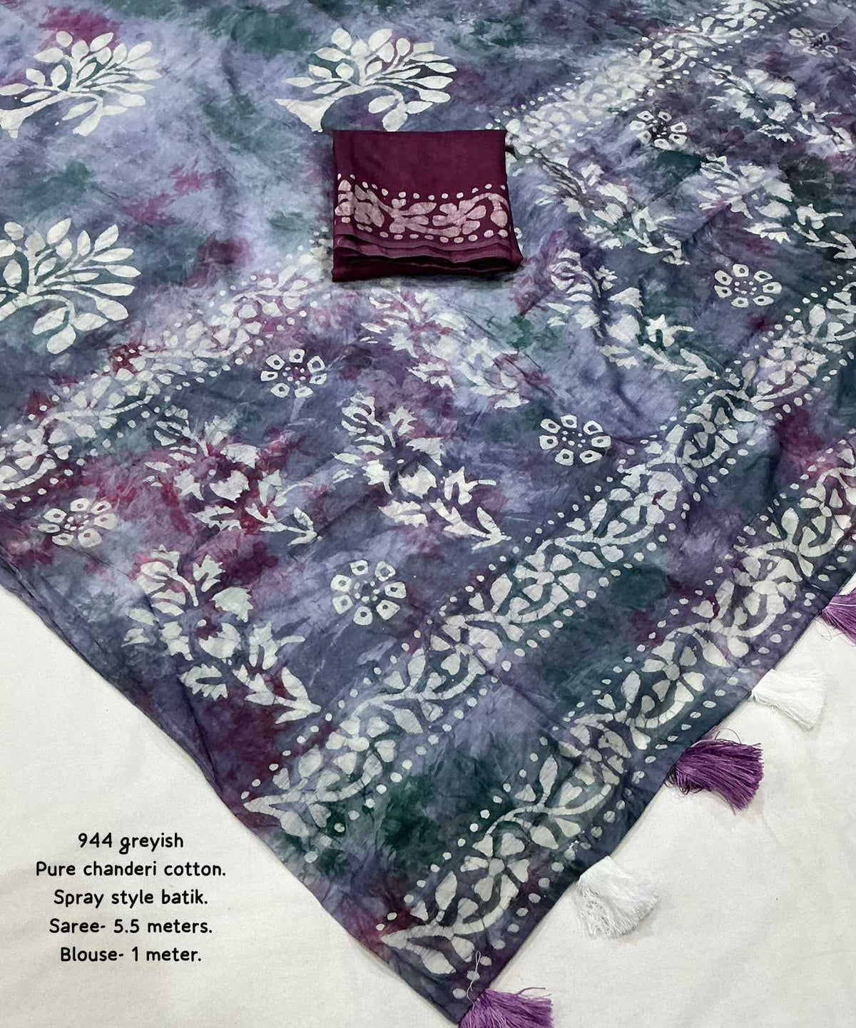 Anaya Chanderi Cotton Printed Saree
