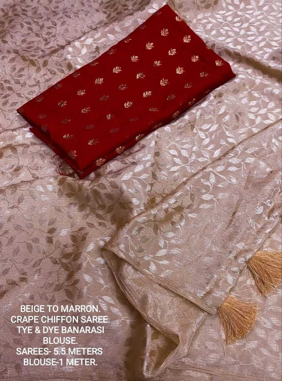 Chiffon Designer Saree