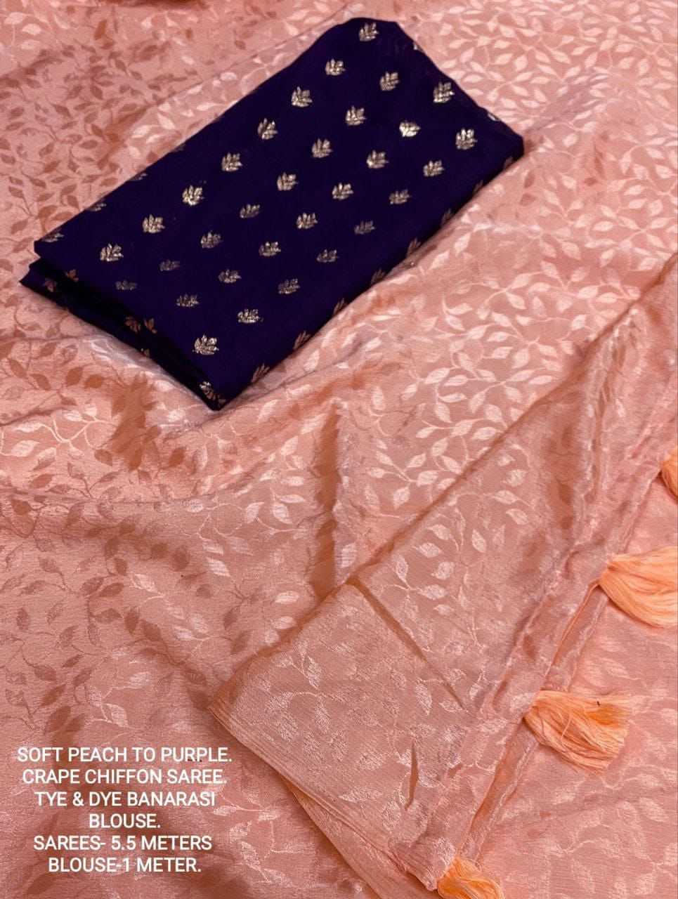 Chiffon Designer Saree