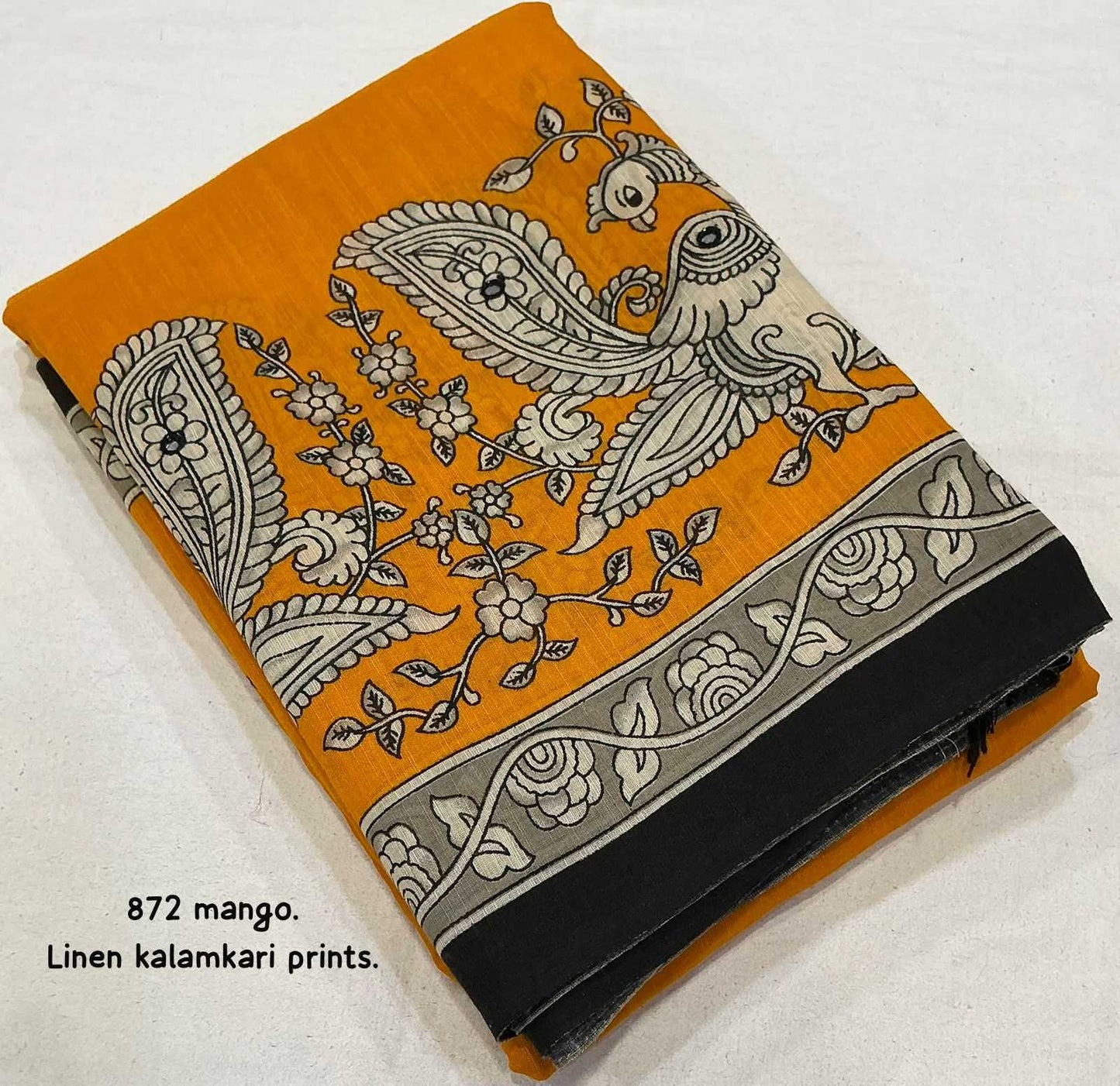 Linen Printed Saree