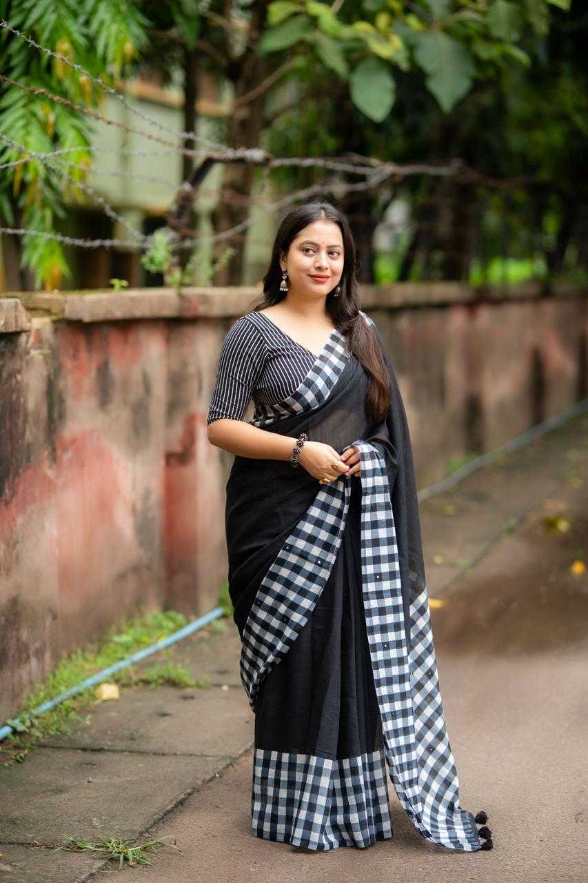Linen Printed Saree