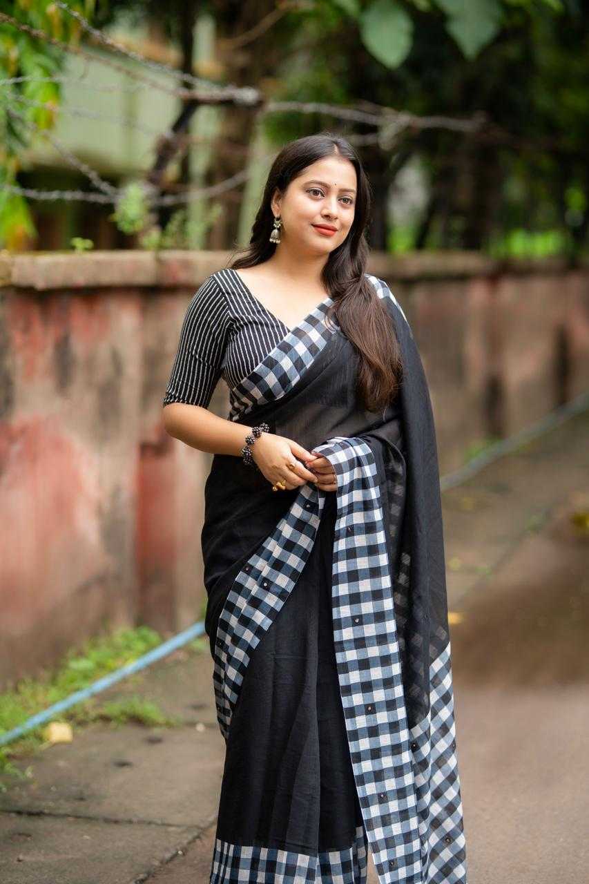 Linen Printed Saree