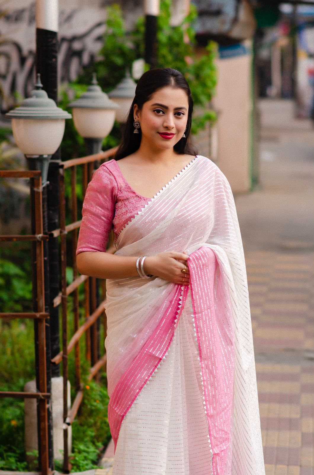 Chiffon Party Wear Saree