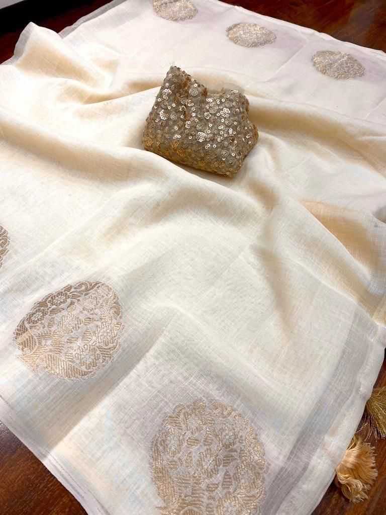 Cotton Jacquard Saree