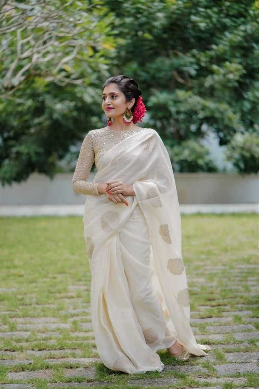Cotton Jacquard Saree