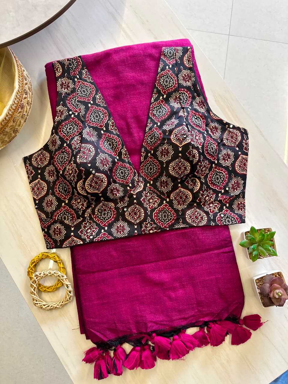 Handloom Silk Sequence Saree