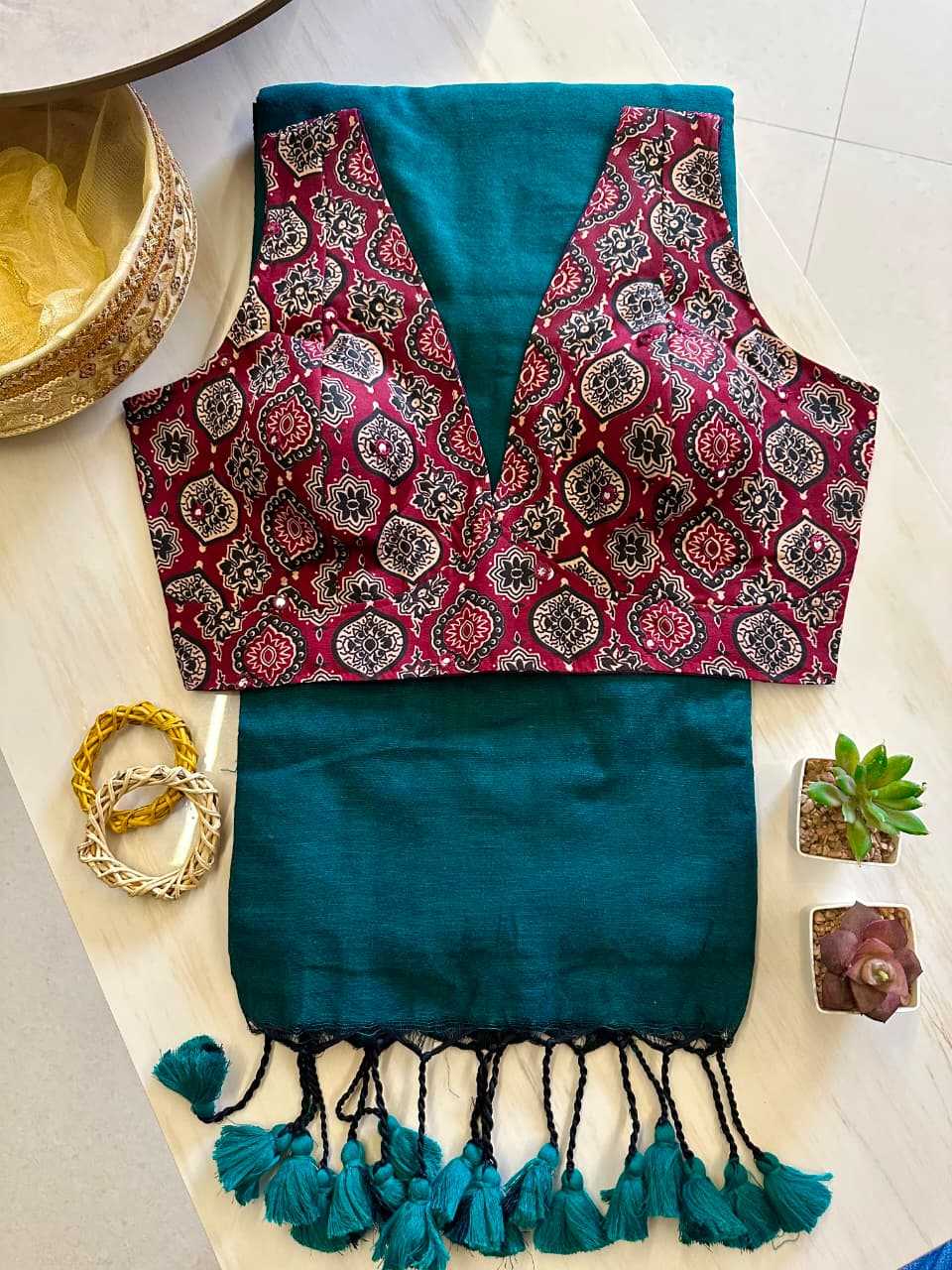 Handloom Silk Sequence Saree