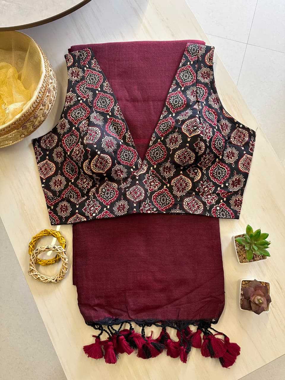 Handloom Silk Sequence Saree