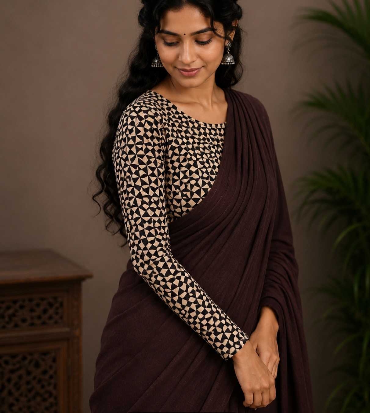 Khadi Cotton Designer Blouse