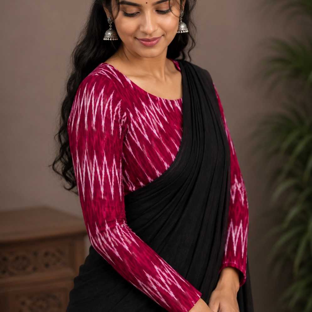 Khadi Cotton Designer Blouse