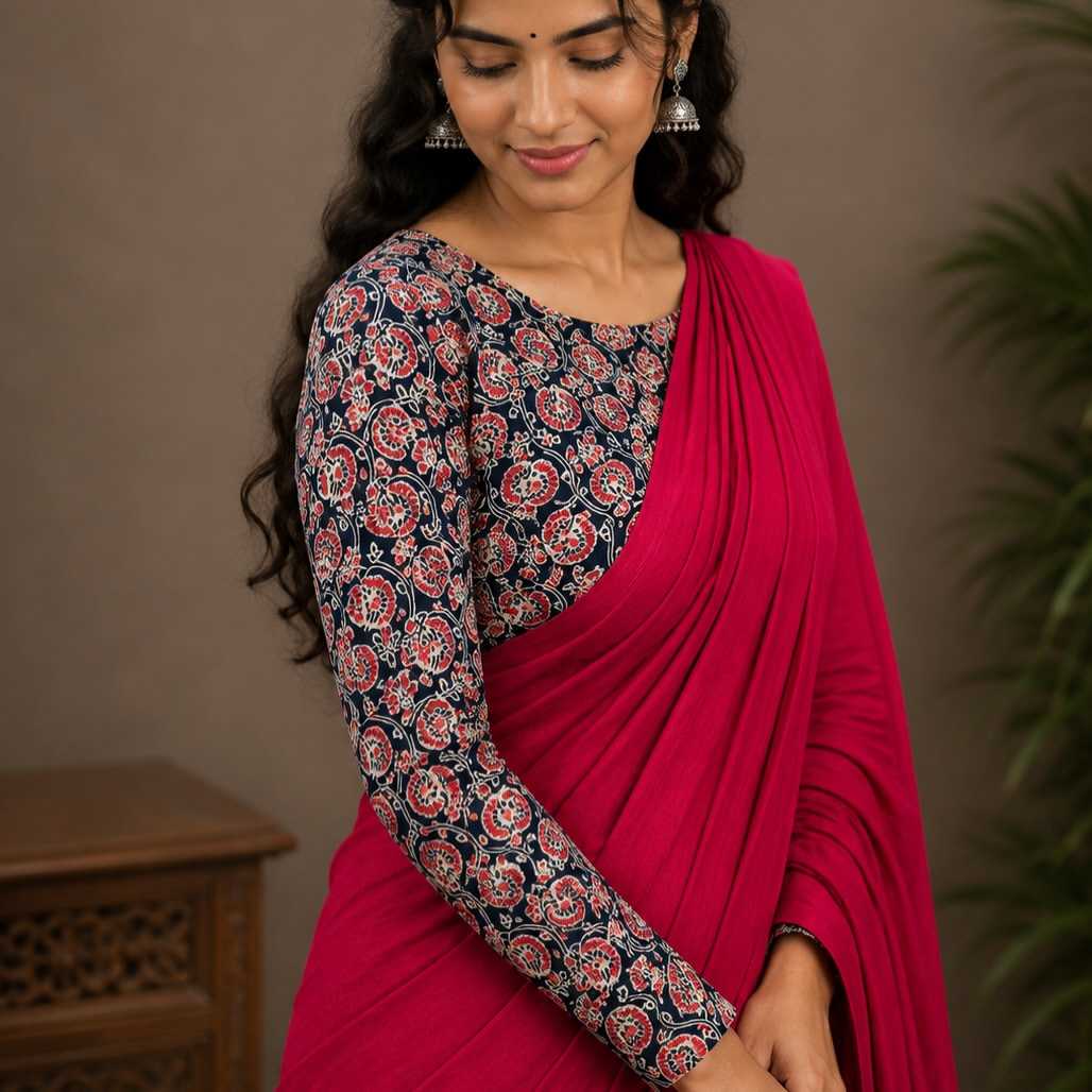 Khadi Cotton Designer Blouse