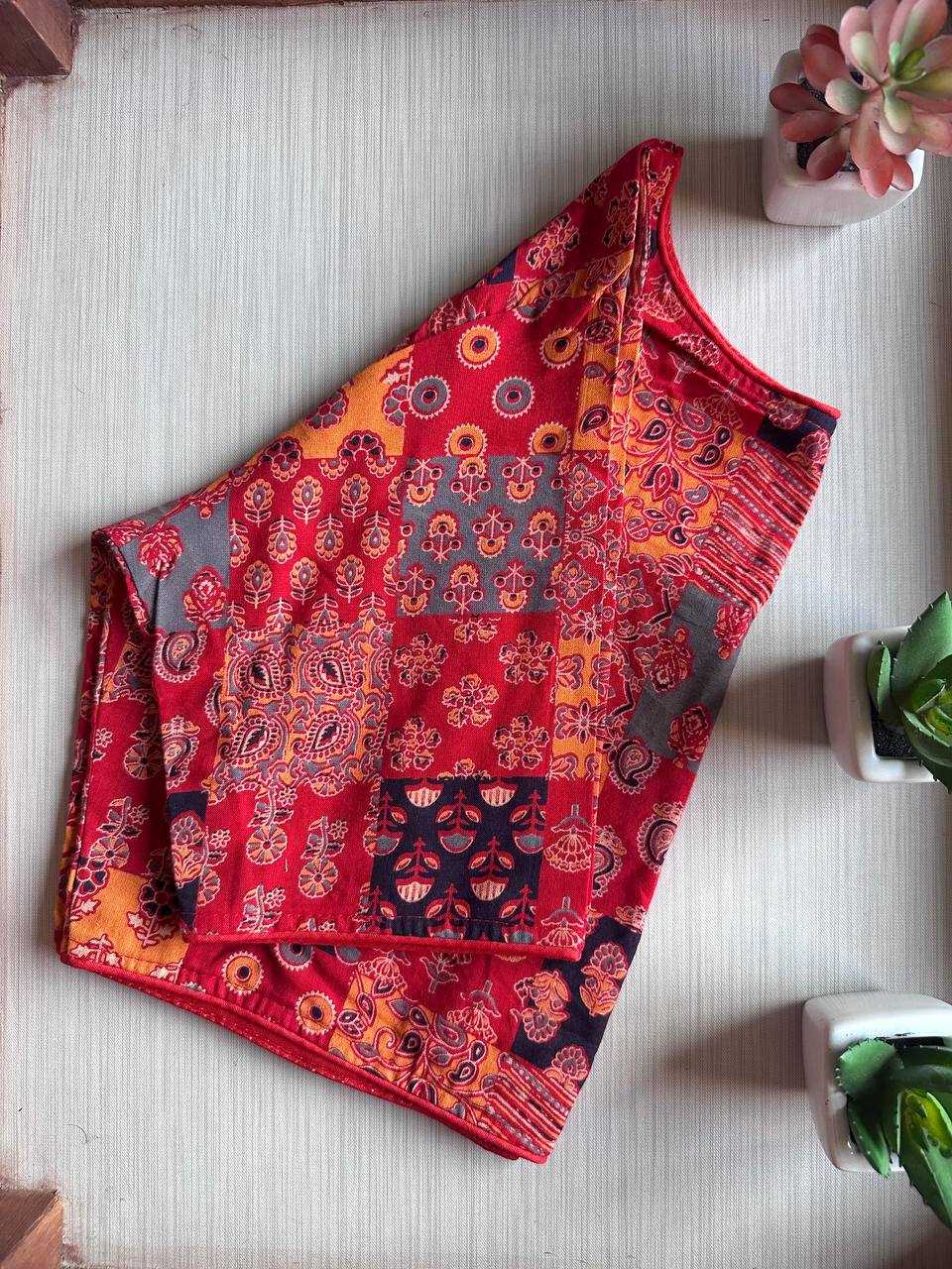 Soft Cotton Printed Blouse