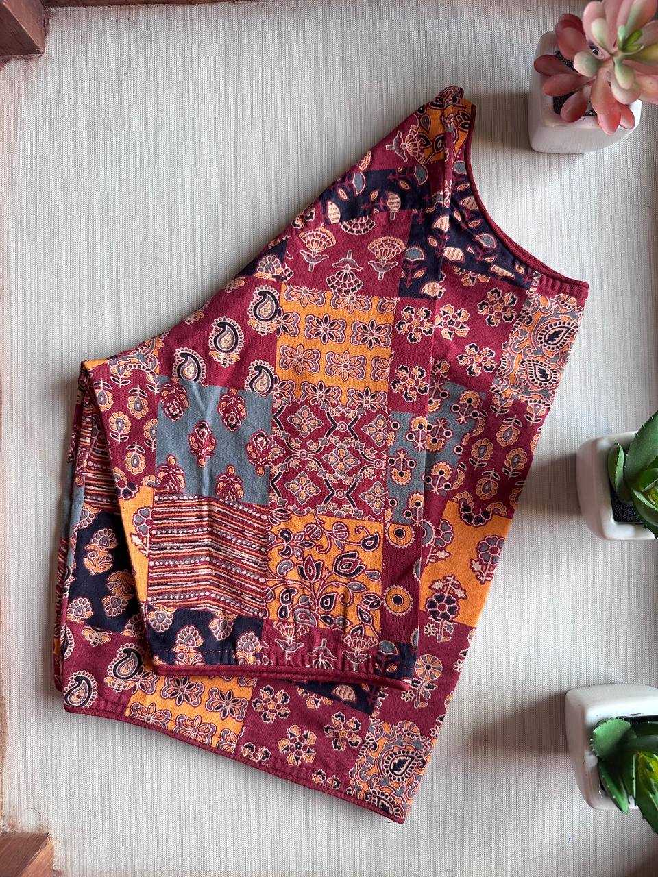 Soft Cotton Printed Blouse