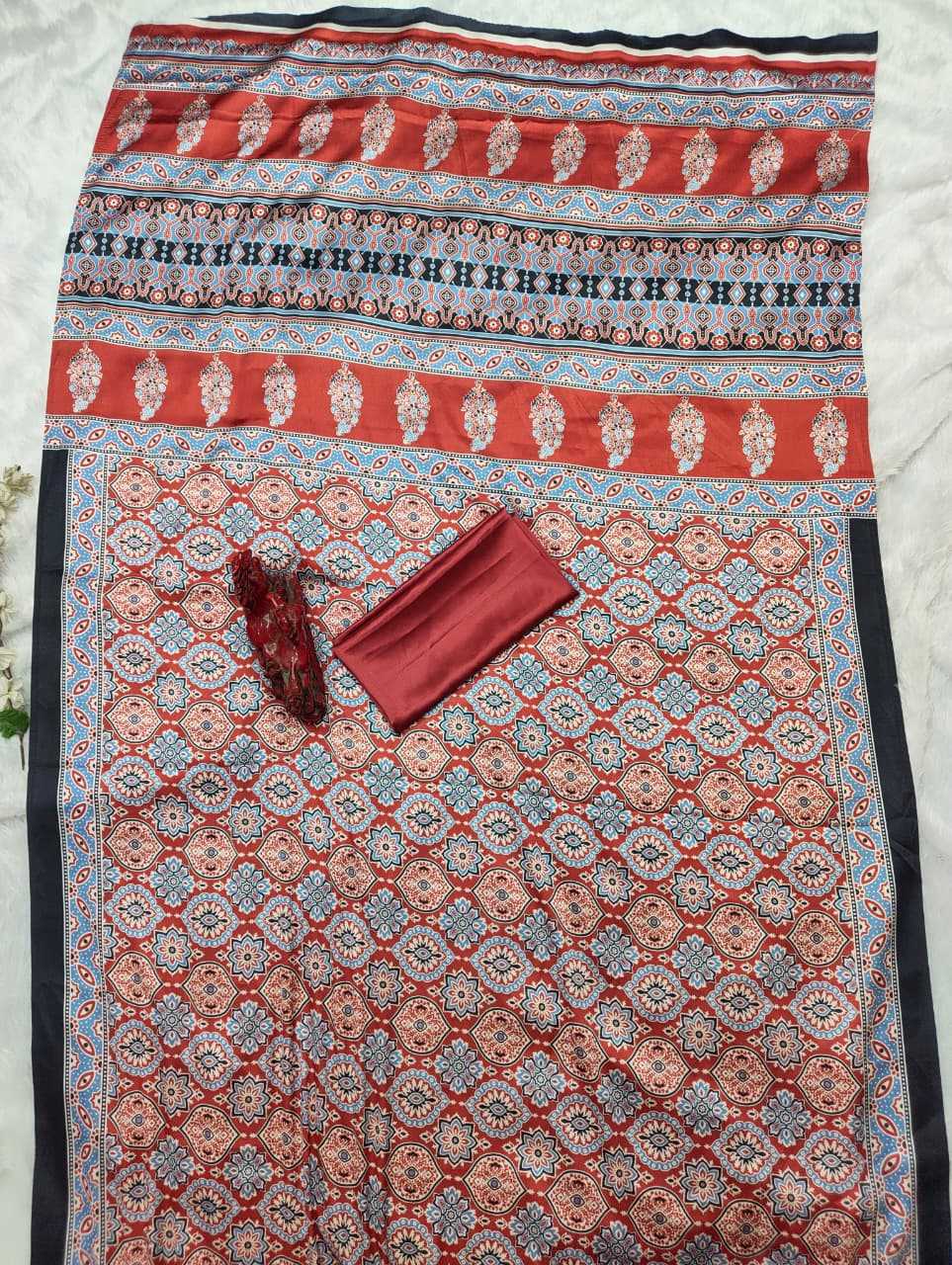 Japan Sartin Party Wear Saree
