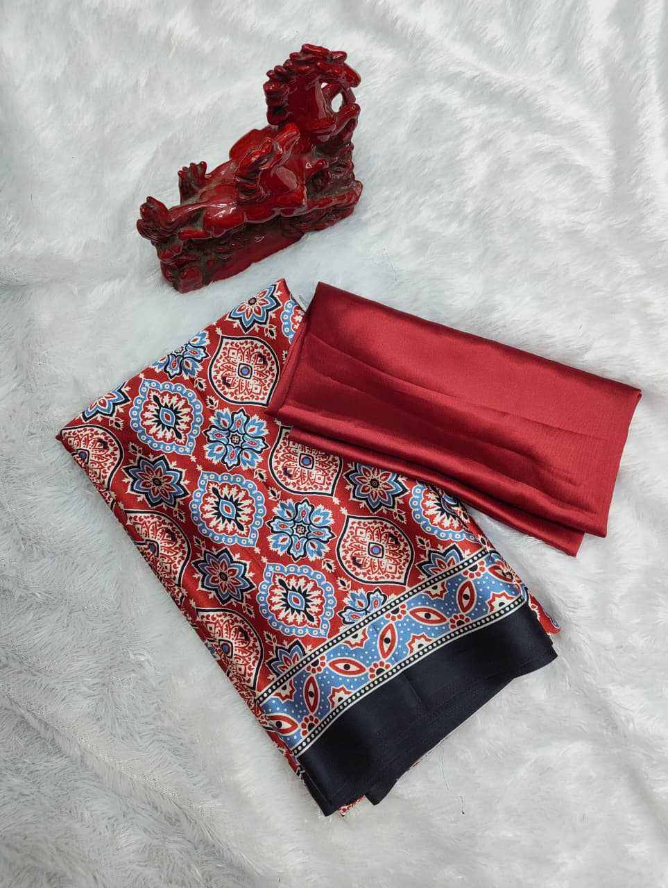 Japan Sartin Party Wear Saree