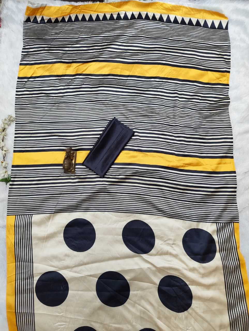 Japan Sartin Designer Saree