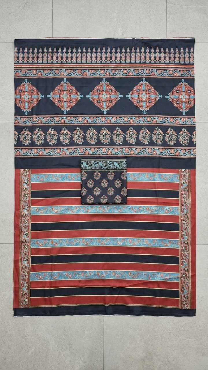 Japan Sartin Designer Saree