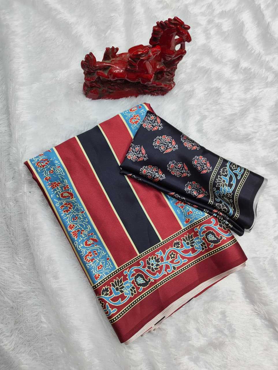 Japan Sartin Designer Saree
