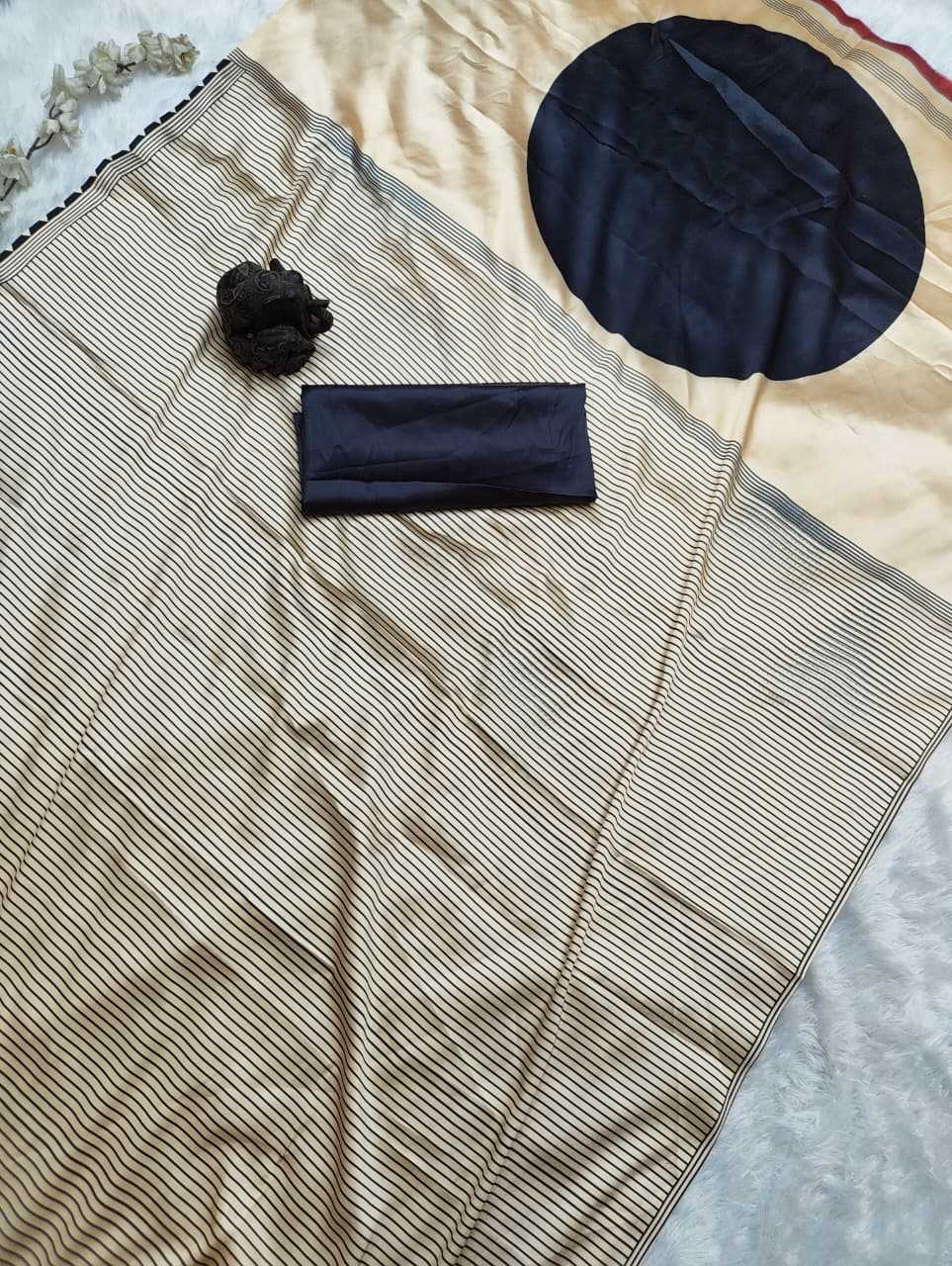 Japan Sartin Party Wear Saree