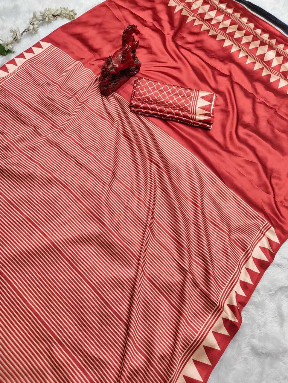 Japan Sartin Party Wear Saree