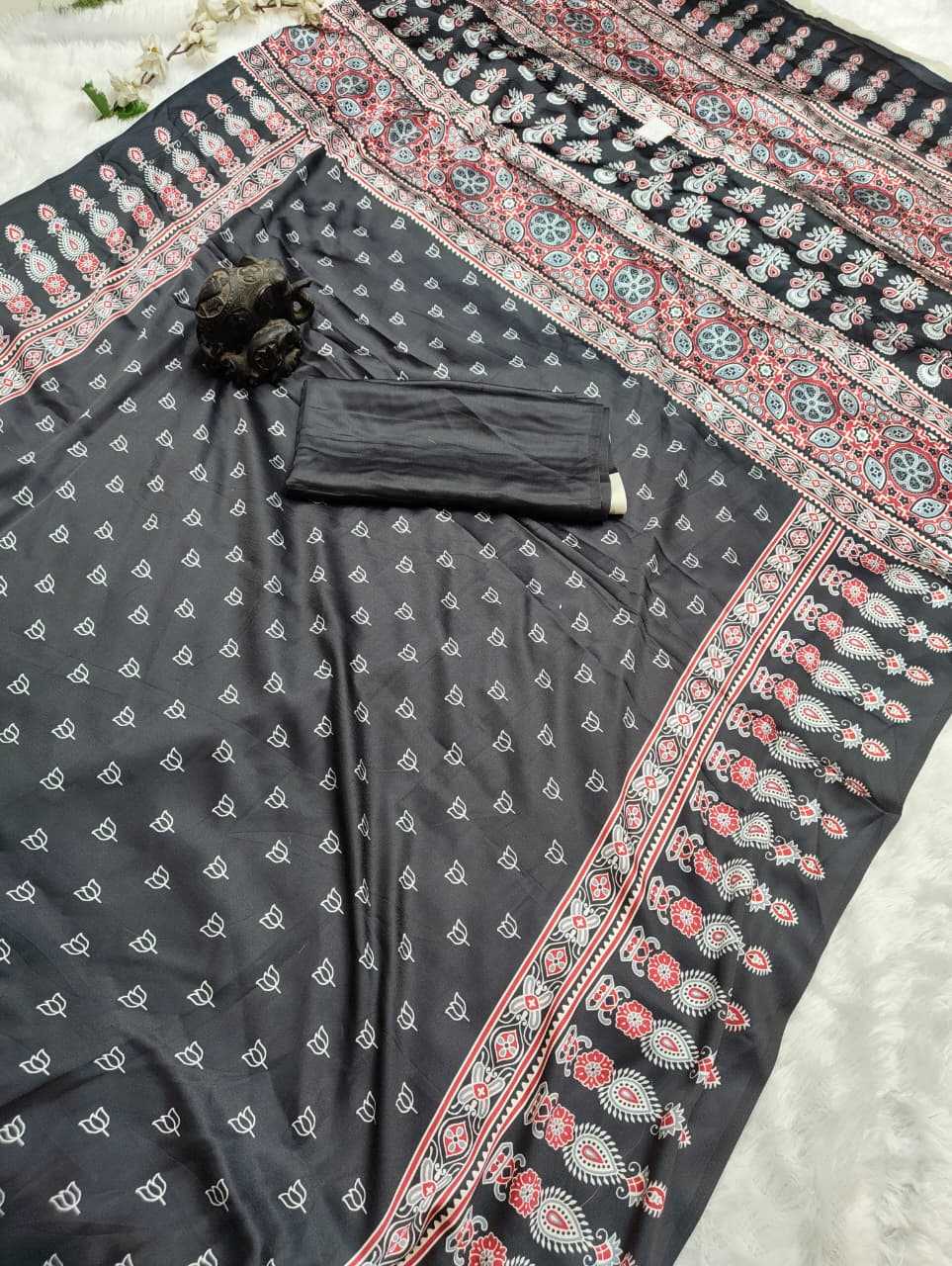 Japan Sartin Designer Saree