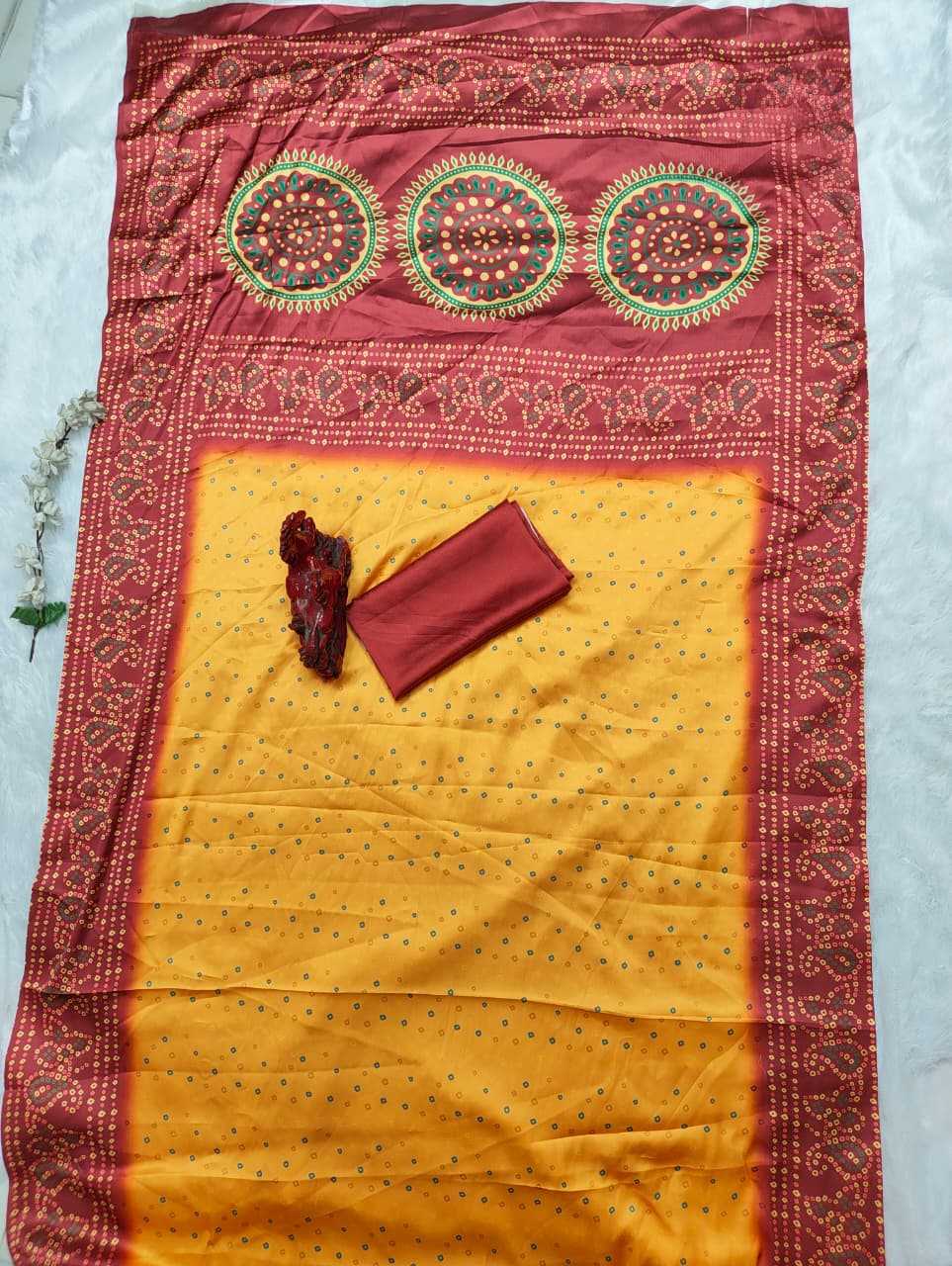 Satin Designer Saree