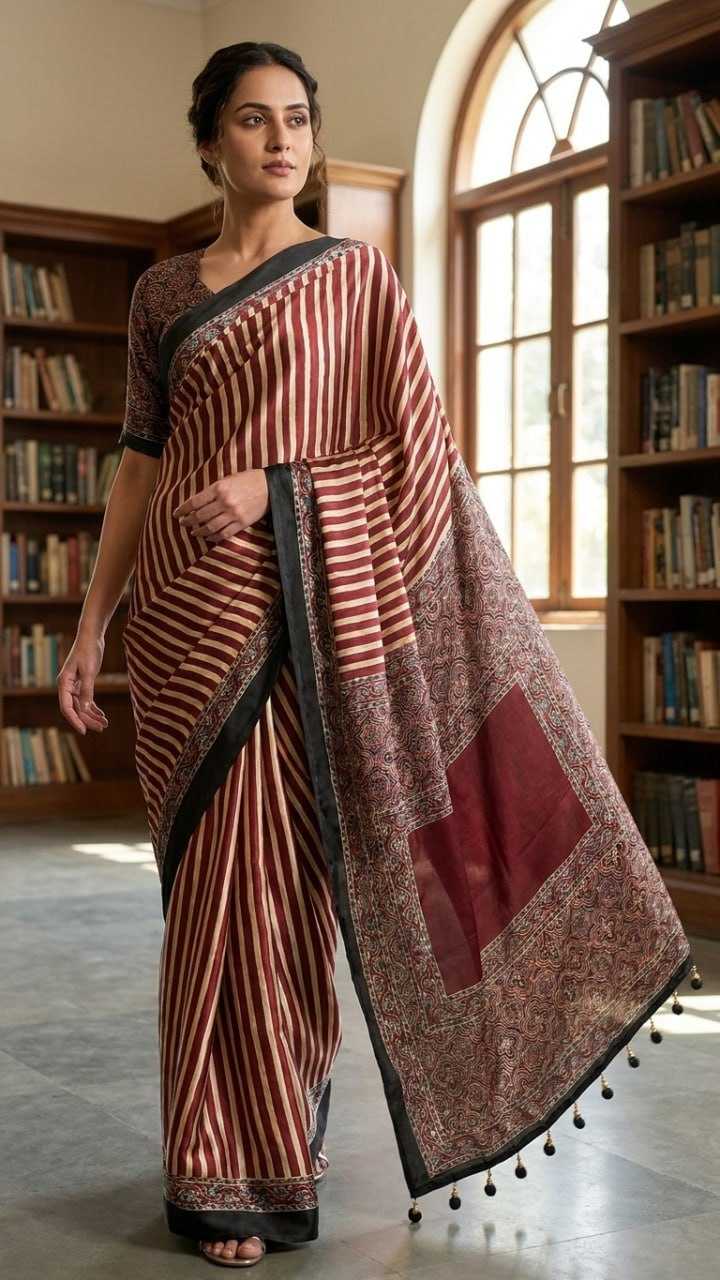 Satin Designer Saree