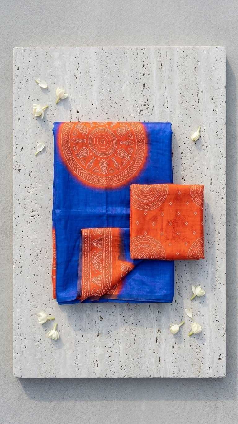 Crepe Silk Printed Saree