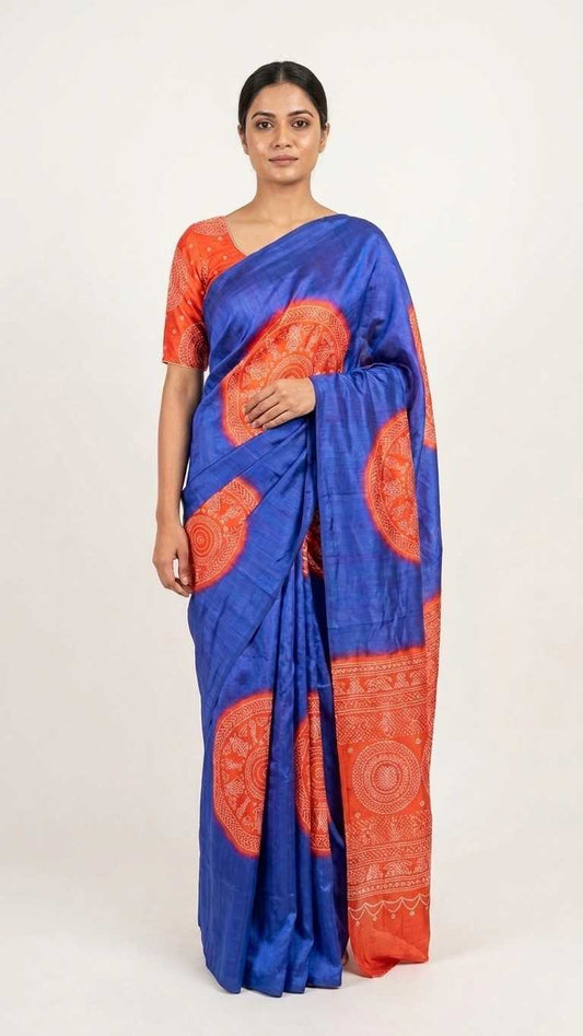 Crepe Silk Printed Saree