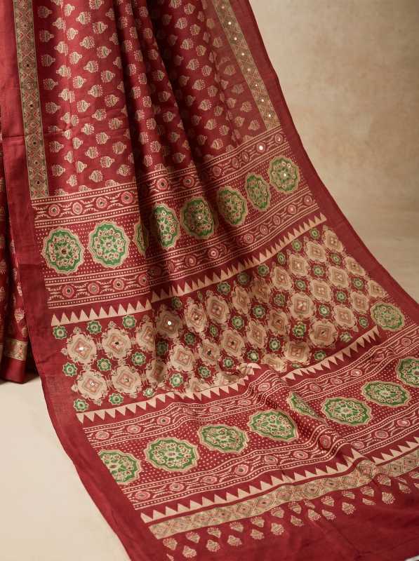 Crepe Silk Printed Saree
