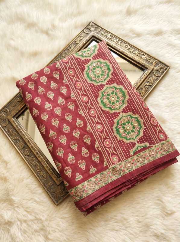 Crepe Silk Printed Saree
