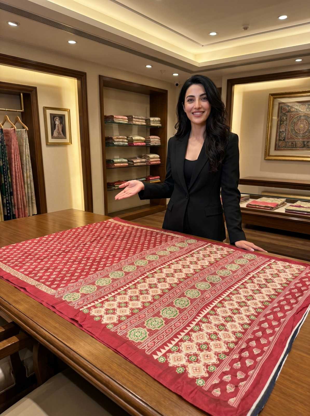 Crepe Silk Printed Saree