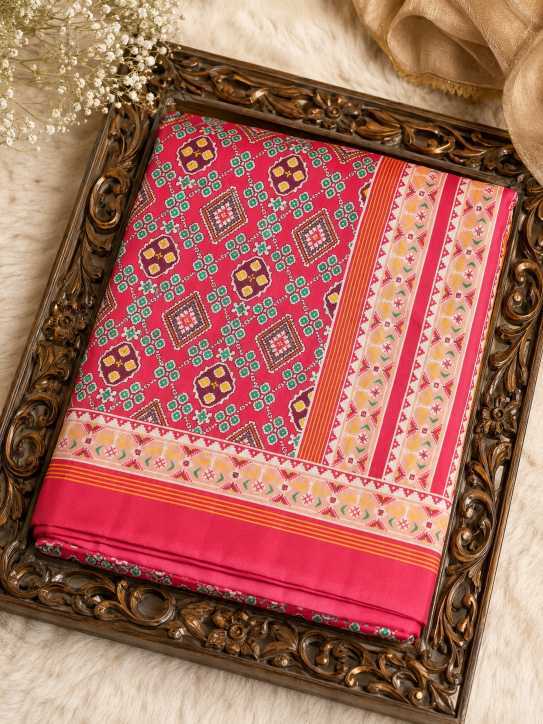 Crepe Silk Printed Saree