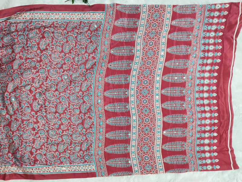 Crepe Silk Printed Saree