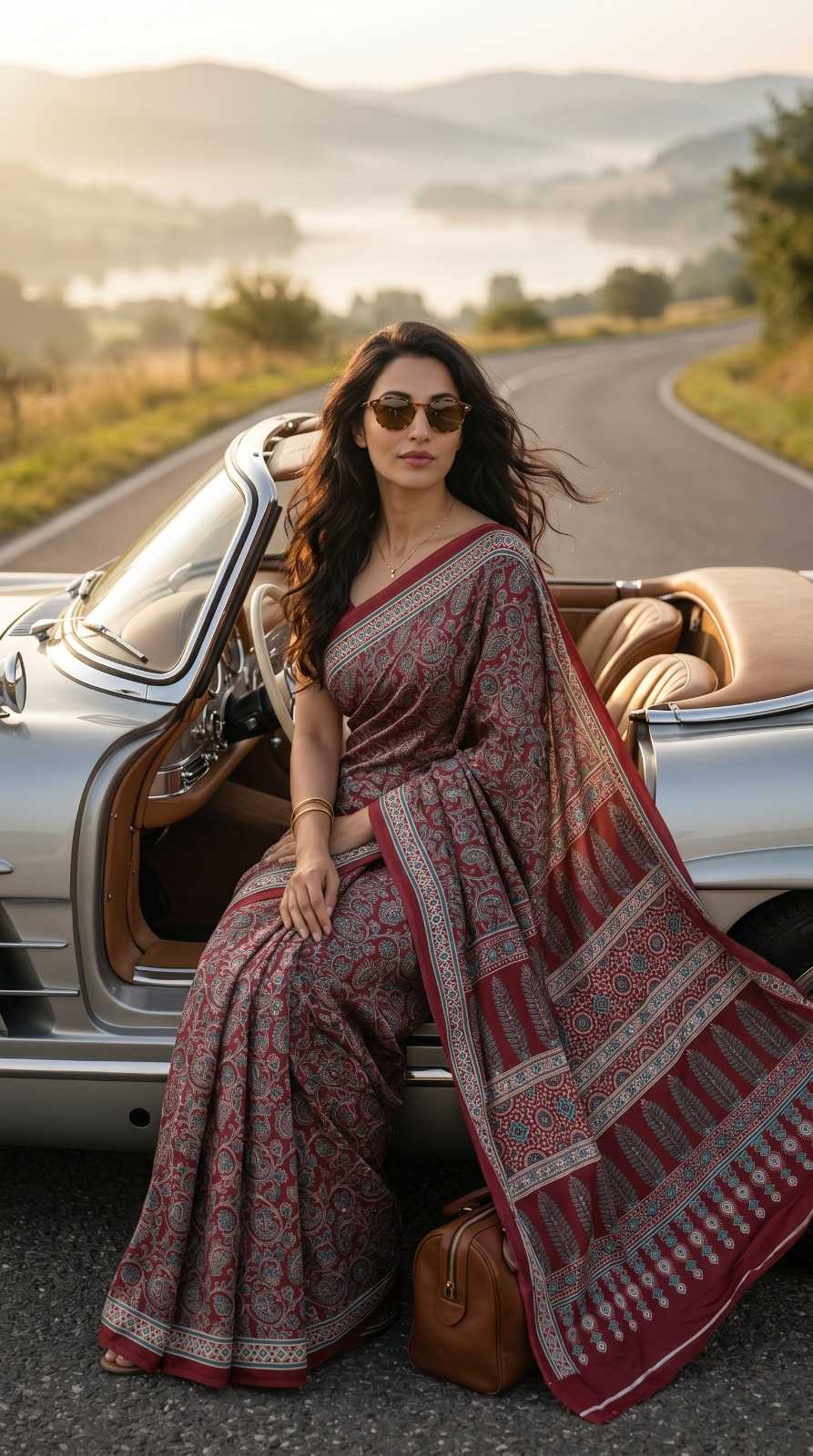 Crepe Silk Printed Saree