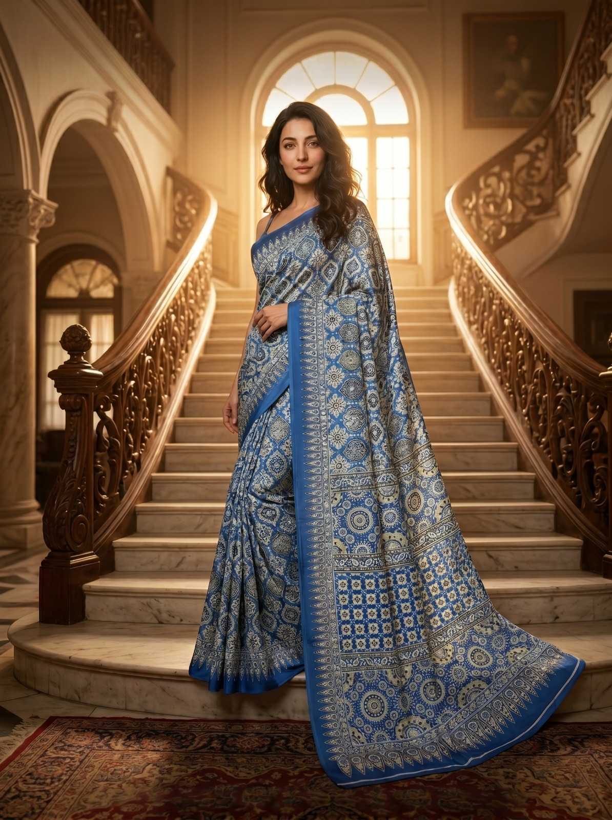 Crepe Silk Printed Saree