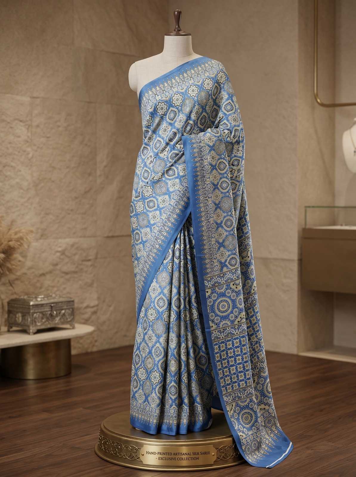 Crepe Silk Printed Saree