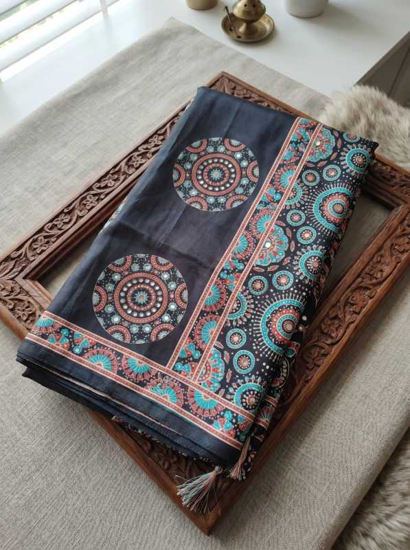 Crepe Silk Printed Saree