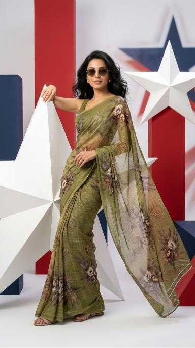 Printed Saree