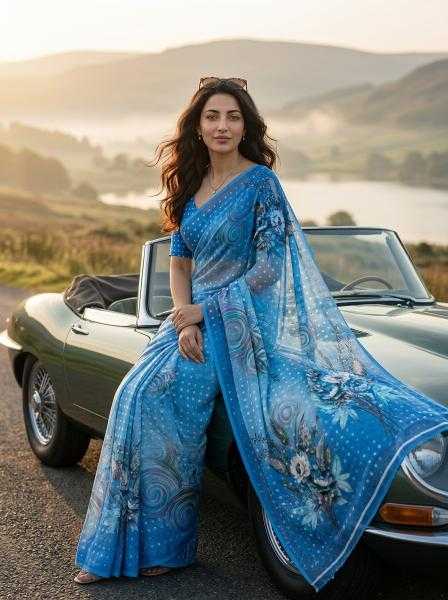 Printed Saree